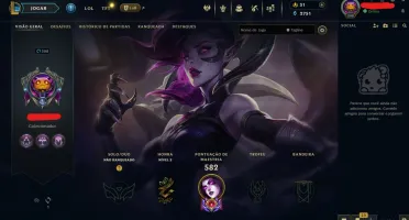 Conta LoL Full Acesso - 154 Champs e 88 Skins - Mono Morgana