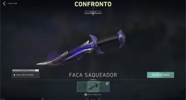 Conta valorant diamante com faca do beta