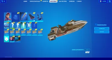 Conta Fortnite com várias skins + 1.050 V-Bucks + jogos