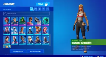 Conta Fortnite com várias skins + 1.050 V-Bucks + jogos