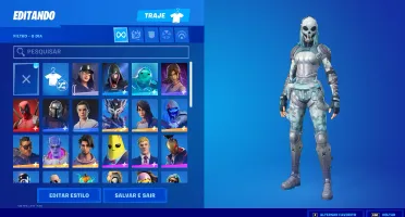 Conta Fortnite com várias skins + 1.050 V-Bucks + jogos