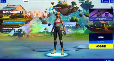 Conta Fortnite com várias skins + 1.050 V-Bucks + jogos