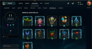 Conta LOL 255 SKINS FOD@S