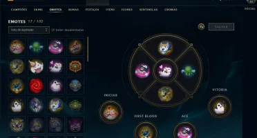 Conta LOL 255 SKINS FOD@S