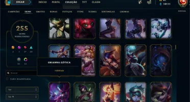 Conta LOL 255 SKINS FOD@S