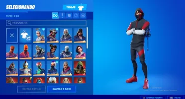 CONTA FORTNITE IKONIK TWITCH S6-S8-S9-S10