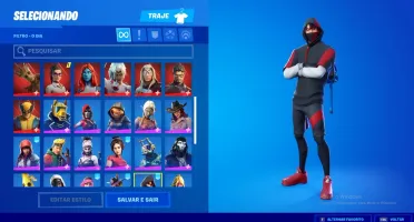 CONTA FORTNITE IKONIK TWITCH S6-S8-S9-S10