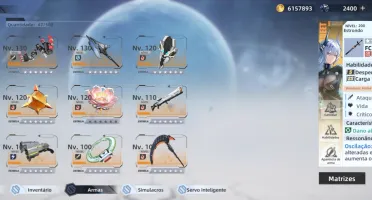 Conta TOF | End Game | Armas bem upadas, matrizes, ekips ++