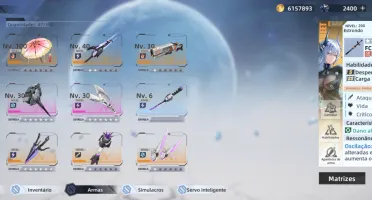 Conta TOF | End Game | Armas bem upadas, matrizes, ekips ++