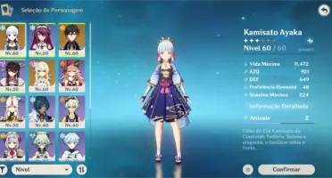 Ayaka e Zhongli Genshin Impact