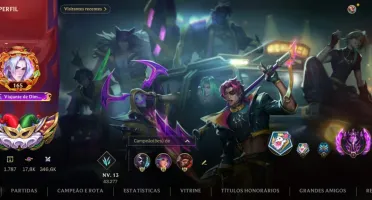 WILD RIFT - 96 Skins, 9 lendarias, nivel 165, Esmeralda 3...