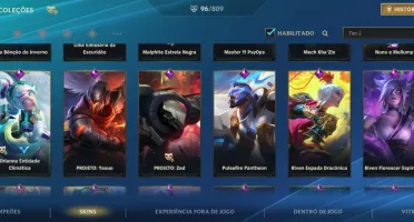 WILD RIFT - 96 Skins, 9 lendarias, nivel 165, Esmeralda 3...