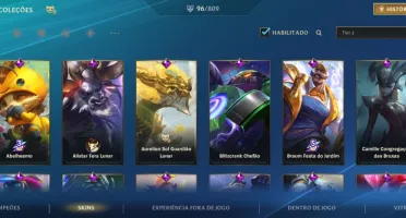 WILD RIFT - 96 Skins, 9 lendarias, nivel 165, Esmeralda 3...