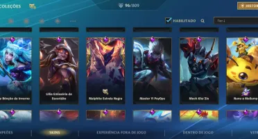 WILD RIFT - 96 Skins, 9 lendarias, nivel 165, Esmeralda 3...