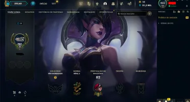 Conta LOL LVL 32 | 128 Campeões| 86 Skins |UNRANKED| 2013