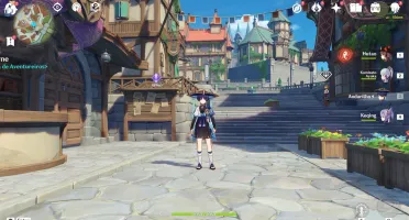 Conta genshin impact AR-22 Keqing,Ayaka,Hutao,Qiqi + Aloy