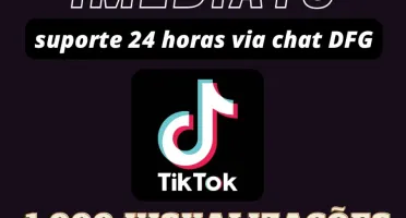 1K De Visualização Tiktok R$ 0,99 Famoso Views