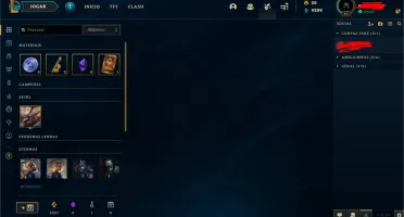 CONTA LEAGUE OF LEGENDS PLAT 4 Main ADC