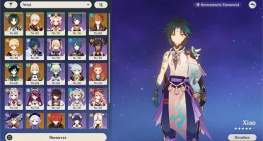 Conta Ar 55 com Xiao, kazuha, venti, child e diluc