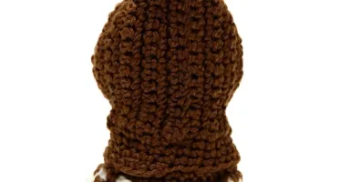 Mini São Francisco de Assis em amigurumi