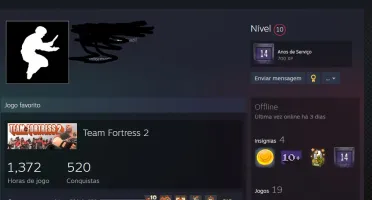 Conta steam 14 anos +1000hrs Tf2