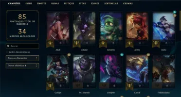 CONTA LOL - GOLD 1