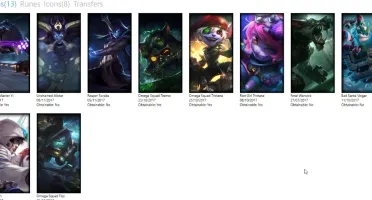 PROMOÇÃO: 24 CAMPEÕES- 13 SKINS - 1-NRANKED