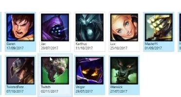 PROMOÇÃO: 24 CAMPEÕES- 13 SKINS - 1-NRANKED