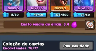 Conta Clash Royale Lv11 4100 Trofeus
