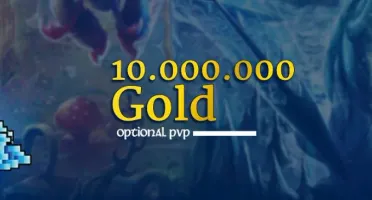 10.000.000 Gold - TIBIA - Optional PvP