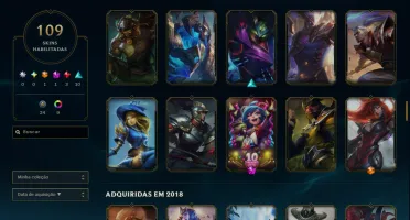Conta Rara 2012 | 69Skins | Singed Pelotão Riot | Full Acess