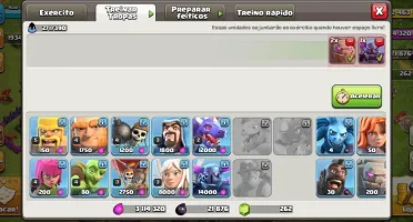 CLASH OF CLANS CONTA quase FULL CV11 TOP