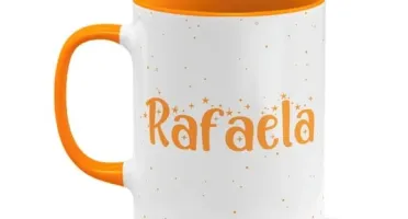 Caneca de Porcelana 325 ml com Sua Arte - Cores