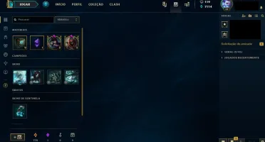 Vendo conta de LoL Platina 5
