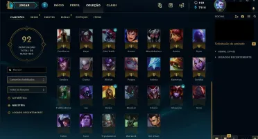 Vendo conta de LoL Platina 5