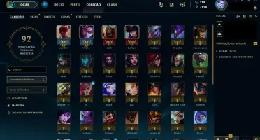 Vendo conta de LoL Platina 5
