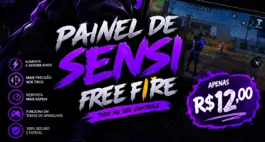🔥 Gerador De Sensi FF Pro — R$12,00 🔥