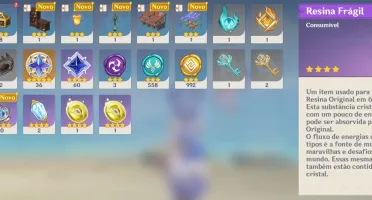 Ganyu + Zhongli + 7800 Gemas (Descrição) AR 40 Oportunidade!