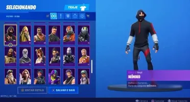 Conta Fortnite S3 + Ikonic + Salve o Mundo + packs da Twitch