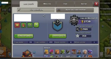 Conta Clash of Clans CV 10 Quase full