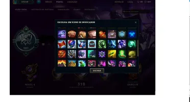 Conta lol lvl 30, Gold IV, todos os champs, 40 skins