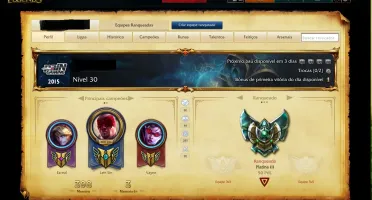 Conta Platina 3 Com muitas skin