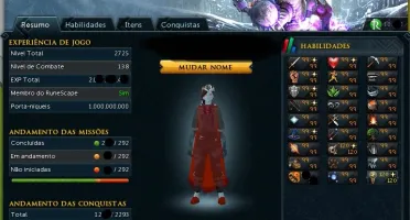 RuneScape 3 Conta Maxed 700M + de XP
