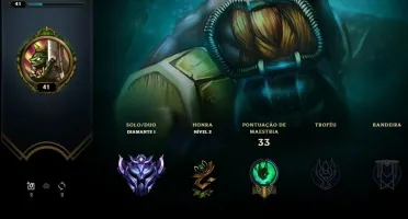 conta lol smurf diamante 1 65% wr