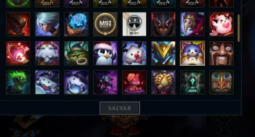 Conta Ouro 2 100 campeões e 99 skins
