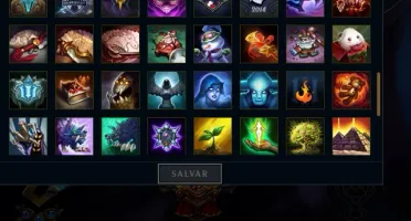 Conta Ouro 2 100 campeões e 99 skins