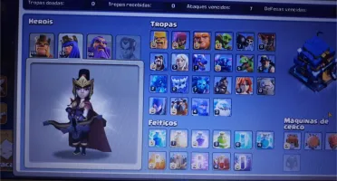 COC- CLASH OF CLANS VENDO CONTA CV12 BEM UPADA