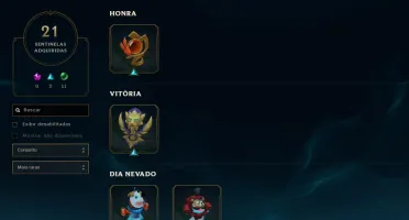 Conta Nível 73 - Borda Platina 3 - Único Dono