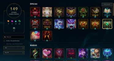 Conta Nível 73 - Borda Platina 3 - Único Dono