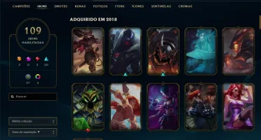 Conta Nível 73 - Borda Platina 3 - Único Dono